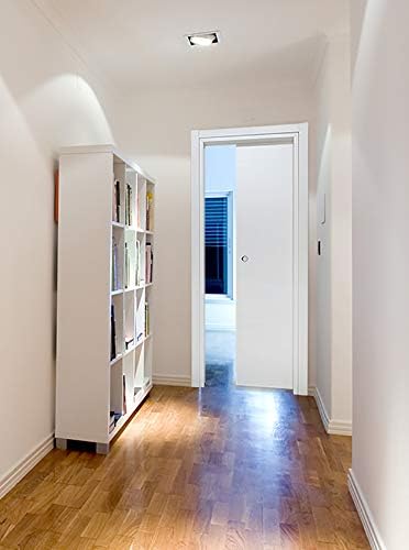 Porta Scorrevole Interno Muro Bianco Liscio 210 x 70