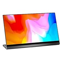 Portable Monitor 4K Touchscreen, UPERFECT 14 Zoll Tragbarer USB C Monitor 3840x2160 UHD Mobile Display mit Schwerkraftsensor Auto-Rotation Rahmenlos Bildschirm