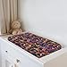 Garden Hummingbirds Blossom Changing Pad Covers for Baby Girls Boys Tropical Birds Floral Fitted Change Table Covers Mats Colorful Spring Animals Soft Diaper Changing Table Sheets 32''×16''