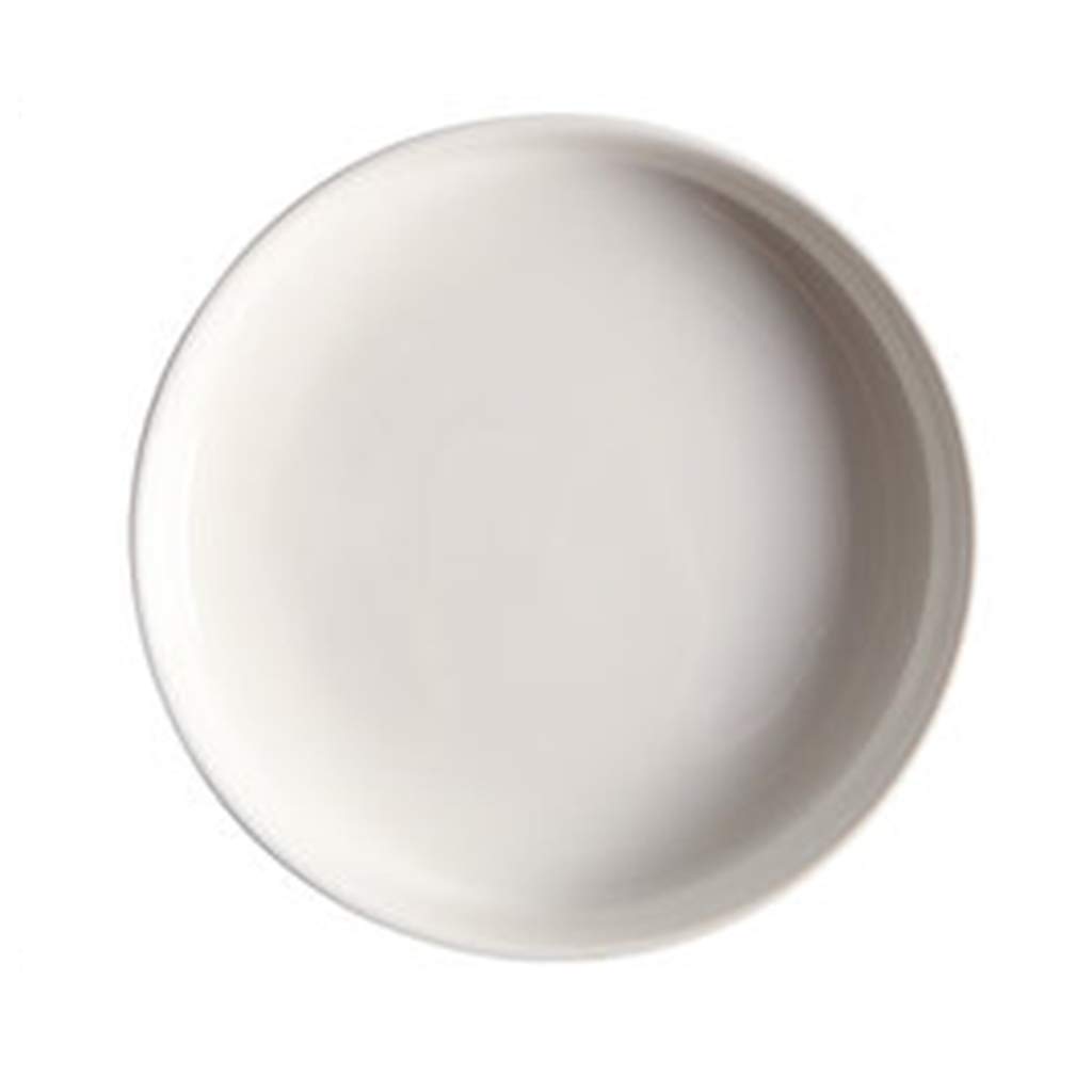 Generico Piatto in Ceramica per Uso Domestico, Grande, Spesso, Nordico, Piatto Profondo da 10 Pollici, Piatto Rotondo Semplice da tavola, Piatto da zuppa Occidentale, Piatti da Portata