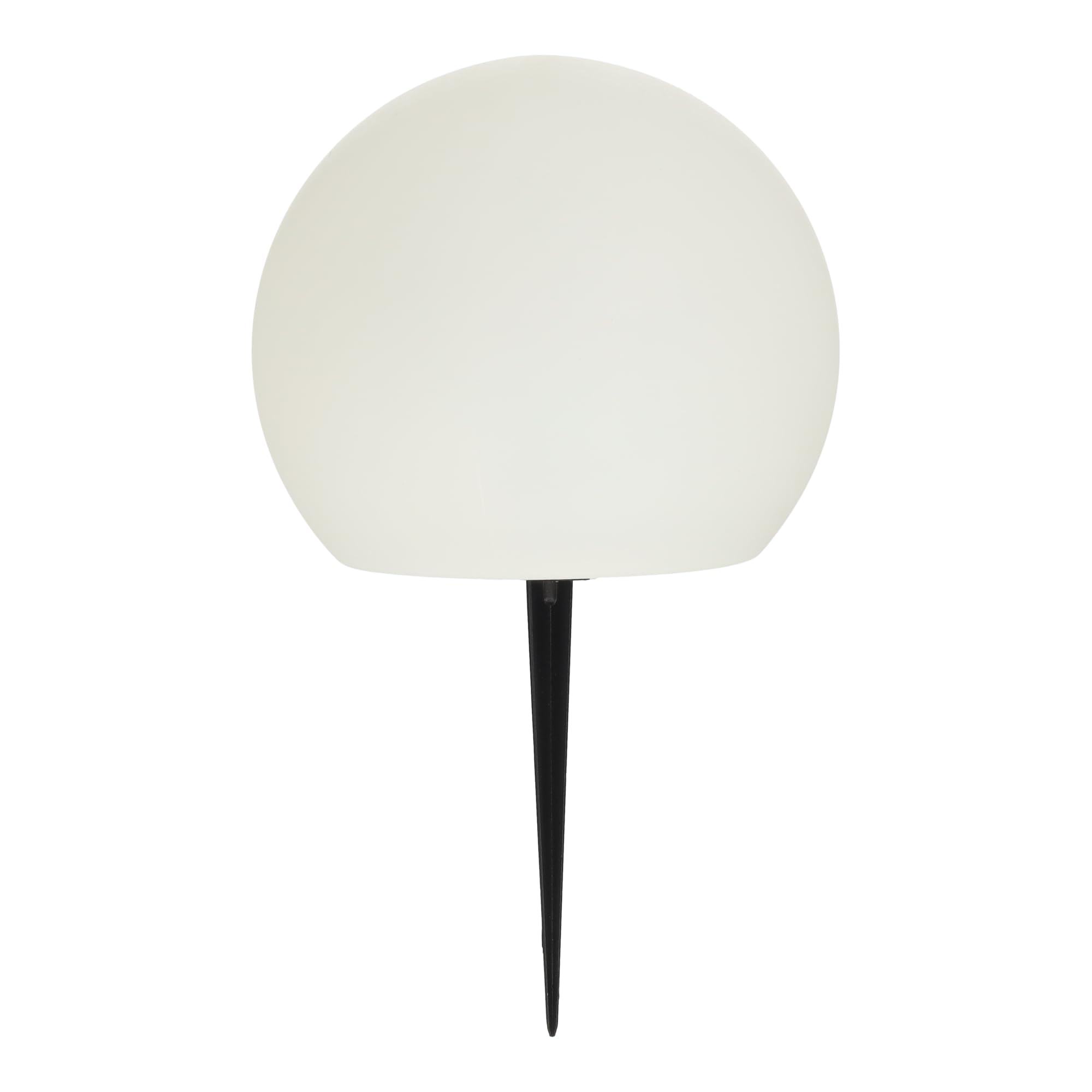 Jandei - Lámpara, Esfera LED RGB Solar, IP67, Recargable, con control remoto. Incluye mando y estaca. Perfecta para jardín, eventos, casas. (Diámetro: 30 cm)