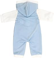 Vista 6 de AISITE Ropa de muñeca para muñecas de 14 a 16 pulgadas, 2 conjuntos de overoles de conejo, ropa de muñeca viva, mameluco