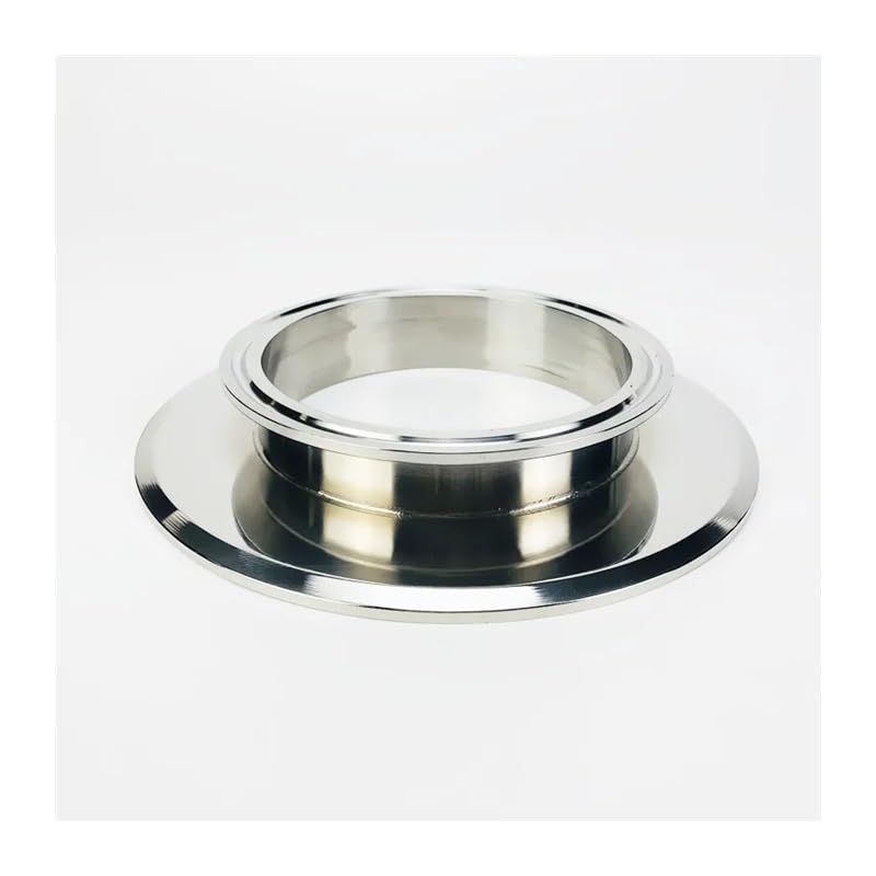 Reductor de triple abrazadera corto de 102 mm (4") de diámetro exterior (119 mm) x 154 mm (6") de diámetro exterior (166,7 mm), altura 25 mm, conector de acero inoxidable 304