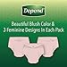 Depend Fresh Protection Adult Diapers, Incontinence & Postpartum Bladder Leak Underwear for Women, Disposable, Maximum, Small, Blush, 19 Count, Packaging May Vary