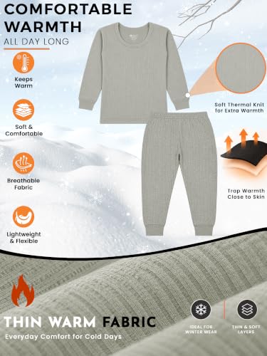 Image of Bodycare Insider Anti-Bacterial Solid Kids Thermal Top & Bottom Unisex Set