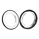 Regun Objektivadapter M42 auf FD, Aluminium Objektivmontageradapterring, Schraubobjektiv auf FD F-1 A-1 T60 Filmkameraadapter(schwarz)