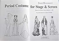 Period Costume for Stage & Screen: Patterns for Women's Dress, Medieval-1500 0887346537 Book Cover