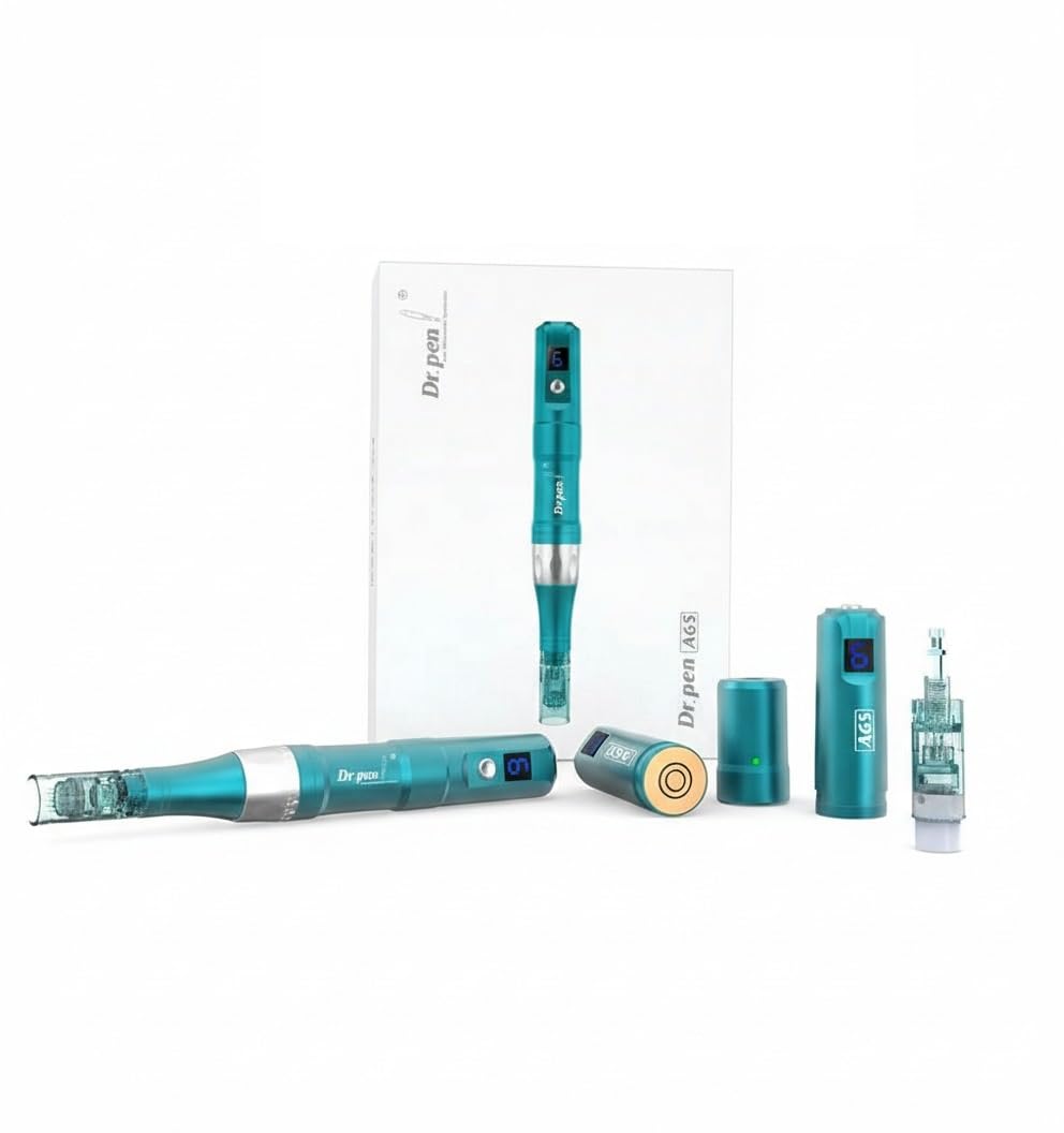Dr. pen Auto Microneedle System A6S Professional Microneedling Pen - Wireless Derma Auto Pen - Best Skin Care Tool Kit for Face and Body - 2 Cartridges (16pin) for beauty tool and sallon use-image-35