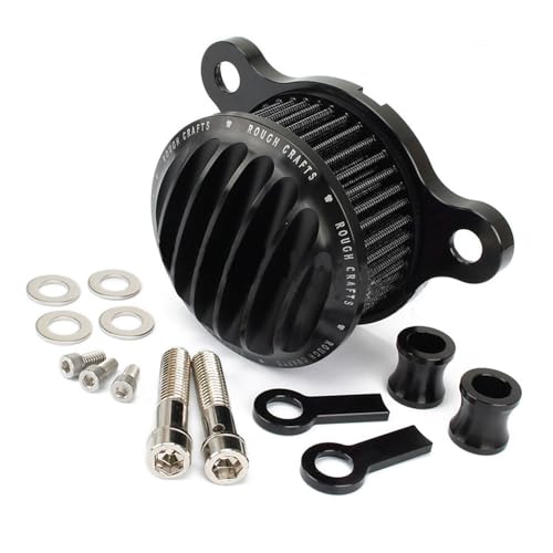 Filtre à air de moto compatible avec Harley-Davidson XL883 XL1200 X48 72 noir