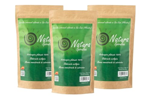 Natura-Spirulina Espirulina artesanal 100% en formato de Hebras...
