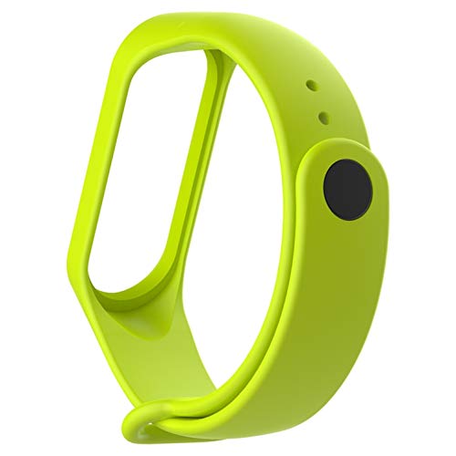Image of WOW Imagine Premium Matte Silicon Wrist Band Replacement for Xiaomi MI Band 3 - Fresca Green