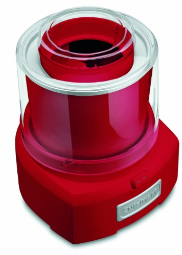 Cuisinart ICE-21RP1 1.5-Quart Frozen Yogurt, Ice Cream and Sorbet Maker, Double Insulated Freezer Bowl elminates the need for Ice and Makes Frozen Treats in 20 Minutes or Less, Red 5 Cuisinart ICE-21RP1 1.5-Quart Frozen Yogurt, Ice Cream and Sorbet Maker, Double Insulated Freezer Bowl elminates the need for Ice and Makes Frozen Treats in 20 Minutes or Less, Red - Image 5