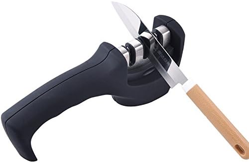 Kitchen Knife Sharpener 3-in-1 Sharpening System for Household Knives Diamond Professional Sharpening System