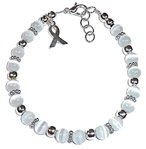 Cancer Awareness Bracelet, for Showing Support or Fundraising Campaign, 18 Colors to Choose