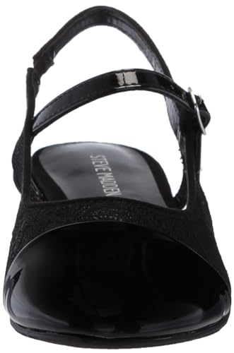 Steve Madden Girls Belinda Mule Black Fabric 3 Little Kid