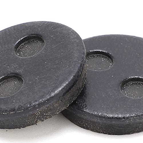 Spyminnpoo 4 Pair Bicycle Disc Brake Pads, Semi-Metallic Round Mountain Electric Bike Resin Oil Disc Brake Pad Replacement Kit #TOP6