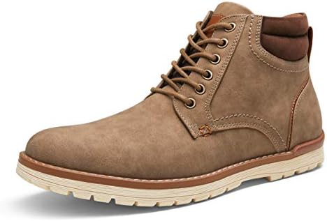 Vostey Men's Boots Hiking Boots for Men Casual Boots Mens Water-resistant Chukka Boots - 41LkObB2oRL. AC