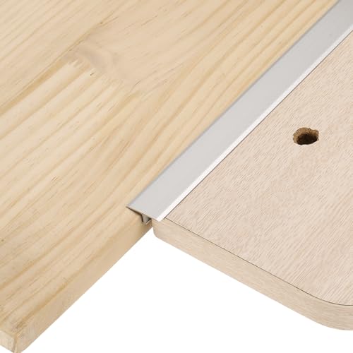Bande de transition pour joint de carrelage et parquet alu argent mat
