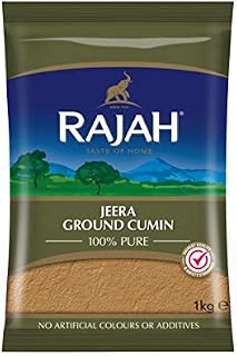 Rajah Spices Jeera Ground Cumin | Jeera | Cumin Powder | Jiru | JIRA | (1kg)