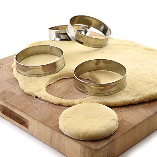 Norpro 3776 Stainless Steel English Muffin Rings, Set Of 4, Sylver #TOP2