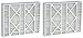 16X22X5 (15.38x21.88x5.25) MERV 8 Aftermarket Nordyne Replacement Filter (2 Pack)