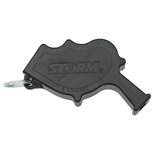 Storm All-weather Sécurité Sifflet – Noir