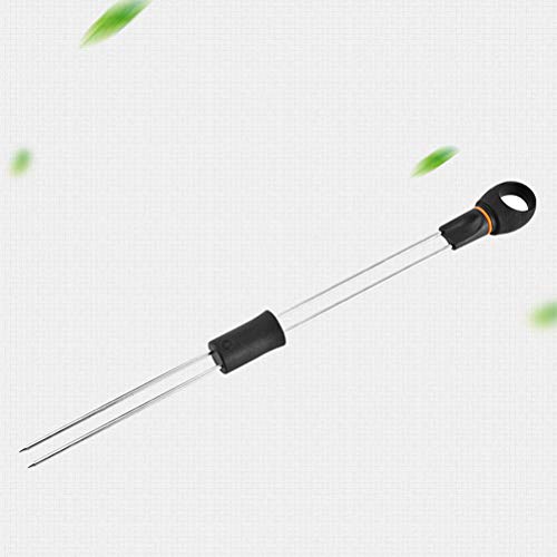 Espetos de churrasco DOITOOL para espetos de chapa de aço inoxidável para grelhar 6 espetos de churr