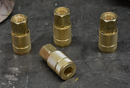 Hot Max 28133 Tru-Flate 1/4-Inch X 1/4-Inch Female Npt Coupler, 4-Pack #TOP5