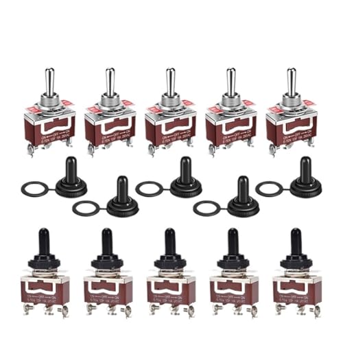 Interrupteur à bascule momentané 12V 15A étanche à 3 voies pour circuit électrique