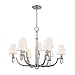 Hudson Valley Lighting 989-PN-WS Dayton - Nine Light Chandelier - 33 Inches Wide by 25.75 Inches High, Finish Color: Polished Nickel