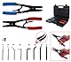 KS Tools 500.1350 Sicherungszangen-Satz mit Ratschenfunktion, 20-tlg.