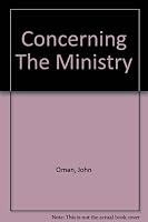 Concerning the ministry, B00089KI8M Book Cover