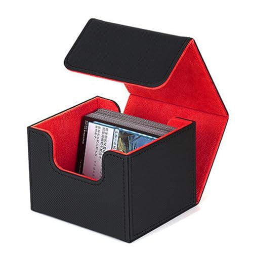 Caixa de Armazenamento de Cartões, Grande Capacidade, Couro Pu, Caixa de Armazenamento de Cartões Co