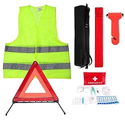 Car Emergency Kit, Warning Triangles for Cars