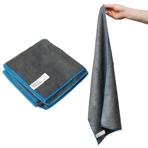 The Finisher – Detailing & Finishing Microfiber Towel (2.3x1.3 ft / 70x40 cm) – for Cars, Bikes, Kitchens & Bathrooms – Soft, Absorbent & Streak-Free