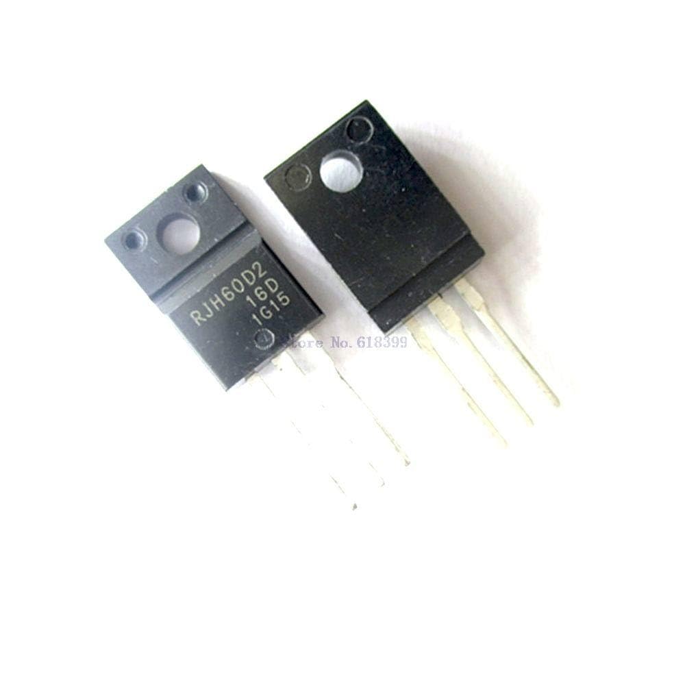 Generic 5pcs/lot Rjh60d2 Tran Igbt Chip N-Ch 600V 25A 3-Pin(3+Tab) To-220Fl Tube Rjh60d2dpp