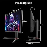 KOORUI 24.5 Zoll Monitor QHD 165Hz IPS 1ms AdaptiveSync VESA – Ansicht 8
