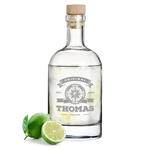 RIUTILIZZABILE: Grazie all'eccellente tappo in sughero, hai la possibilità di riutilizzare sempre la bottiglia. Varia il contenuto tra gin, scotch, bourbon, whisky, vodka e altri distillati a piacere.
