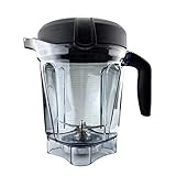 64-Ounce Blender Container, Transparent Food Blender Container with Blade Lid Blender Replacement Parts Fit for Vitamix 5300 Container Blender Pitcher Compatible for G-Series Blender 2L