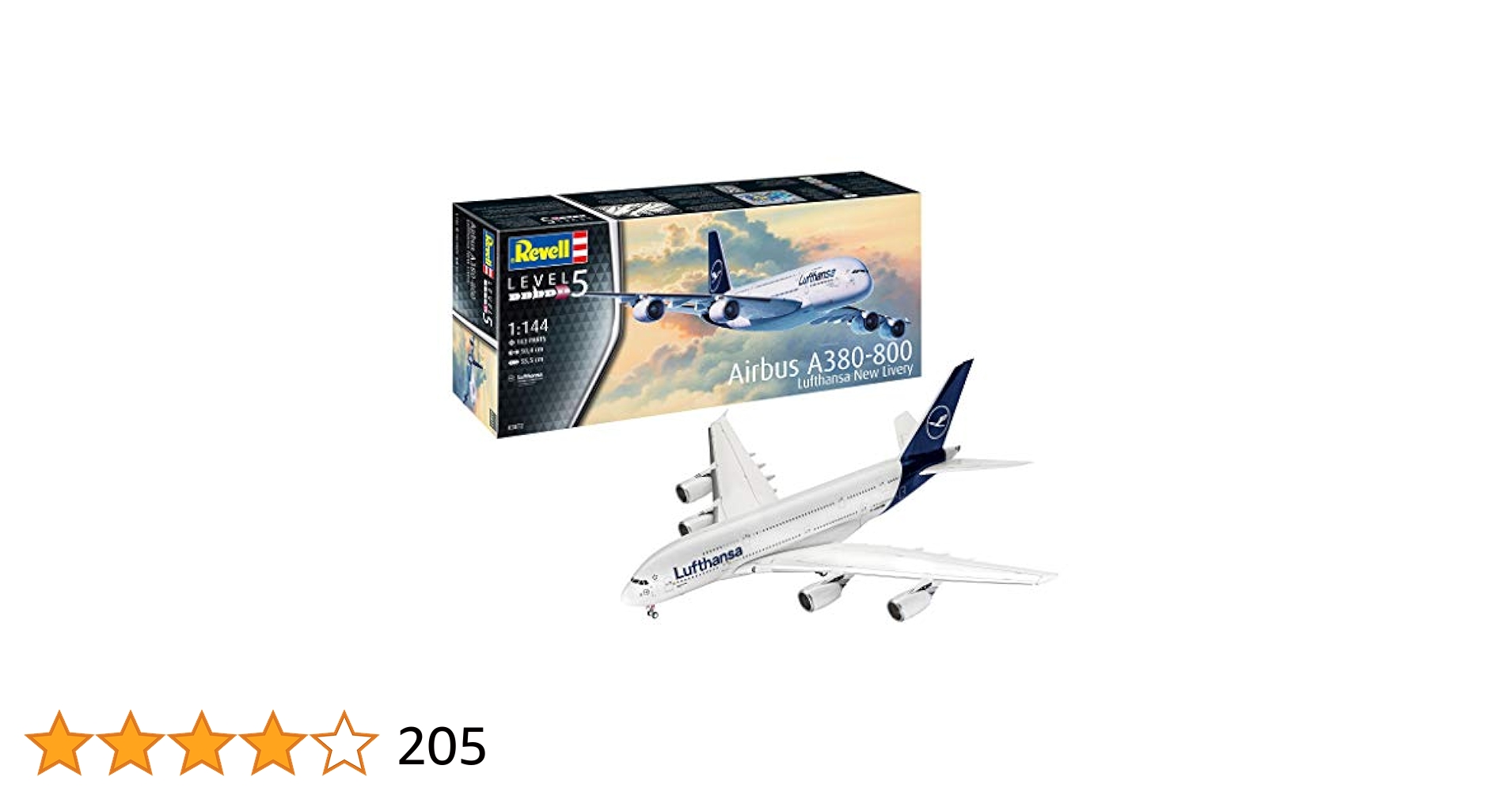 Revell プラモデル Airbus A380-800 Lufthansa Amazon.com: Revell GmbH Revell 03872 1:144 Airbus A380-800