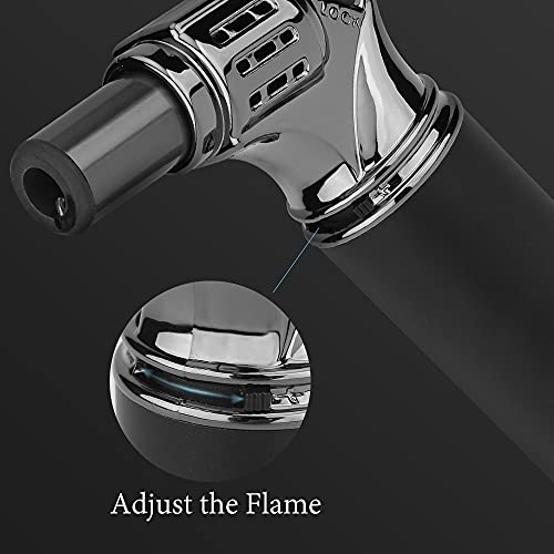 PIPITA Blow Torch, Keuken Koken Torch Aansteker, Verstelbare Vlam Hervulbare Butaan Gas Aansteker, Perfect voor Bakken, DIY Ambachten Koken BBQ Brulee en meer (Butaan Niet Inbegrepen) - Image 7