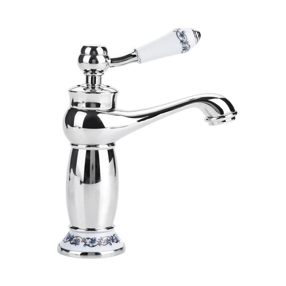 Sarini Ceramic Single Handle Mixer Tap Cold Hot Water Bronze Faucet for Bathroom Basin Sink Home Decoration Stylish Faucet for Bathroom or Kitchen