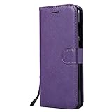 dendico cover per huawei mate 10 lite, portafoglio pu custodia in pelle, flip libro tpu bumper caso per huawei mate 10 lite - viola