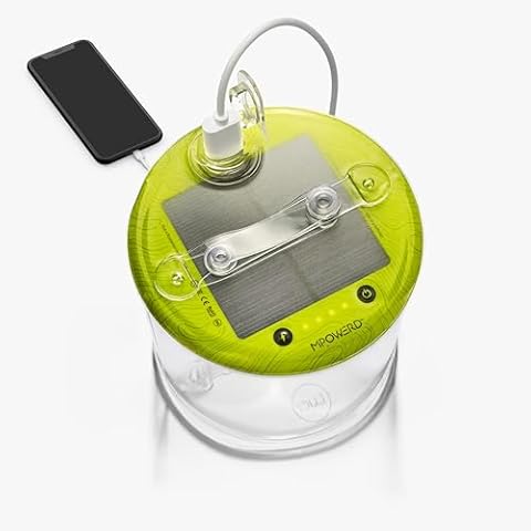 MPOWERD Luci Pro Series: Rechargeable Solar Inflatable LED Lantern + Charger, up to100 hrs and 360 Lumens, Waterproof, Camping, Backpacking, Emergencies Cover
