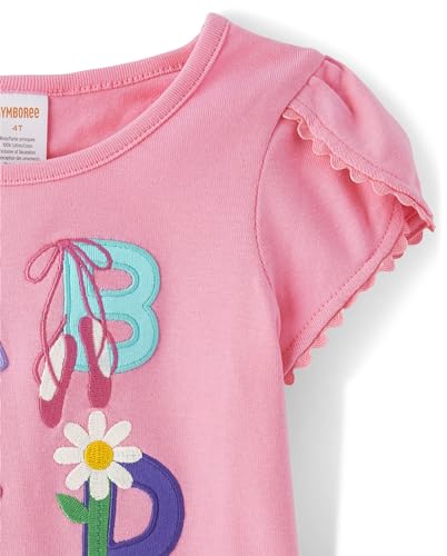 Image of Gymboree Girls' and Toddler Embroidered School T-Shirt