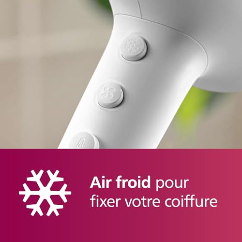 Sèche-cheveux Philips 5000 évite les dommages thermiques du séchage