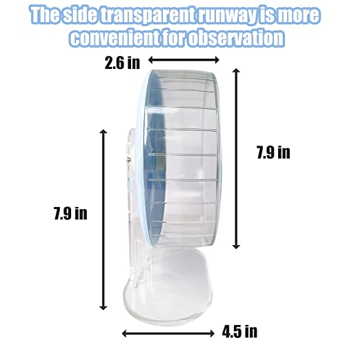 Kathson Hamster Exercise Wheel 9.84 In Silent Spinning Running Wheels With Stand For Hamsters, Gerbils, Mice And Other Small Pets (Blue) #TOP1