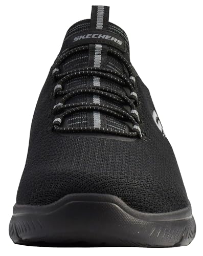Skechers Men's Summits High Range Hands Free Slip-in Sneaker, BBK, 10.5