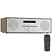 Produktbild auna Silver Star CD-DAB CD-Player mit DAB+- und UKW-Radio - Slot-In CD-Player, CD-Radio, Bluetooth, 2 x 20 Watt max, USB, AUX-IN, Kopfhörerausgang, Holz-Optik, inkl. Fernbedienung, braun