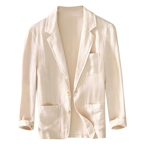 Blazer homme lin et coton : l'élégance d'une veste de loisirs aux finitions tailleur